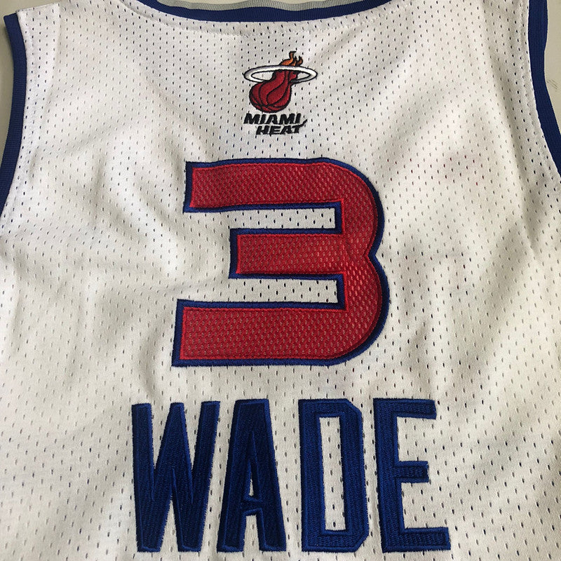 Wade Miami Heat White 3 MN