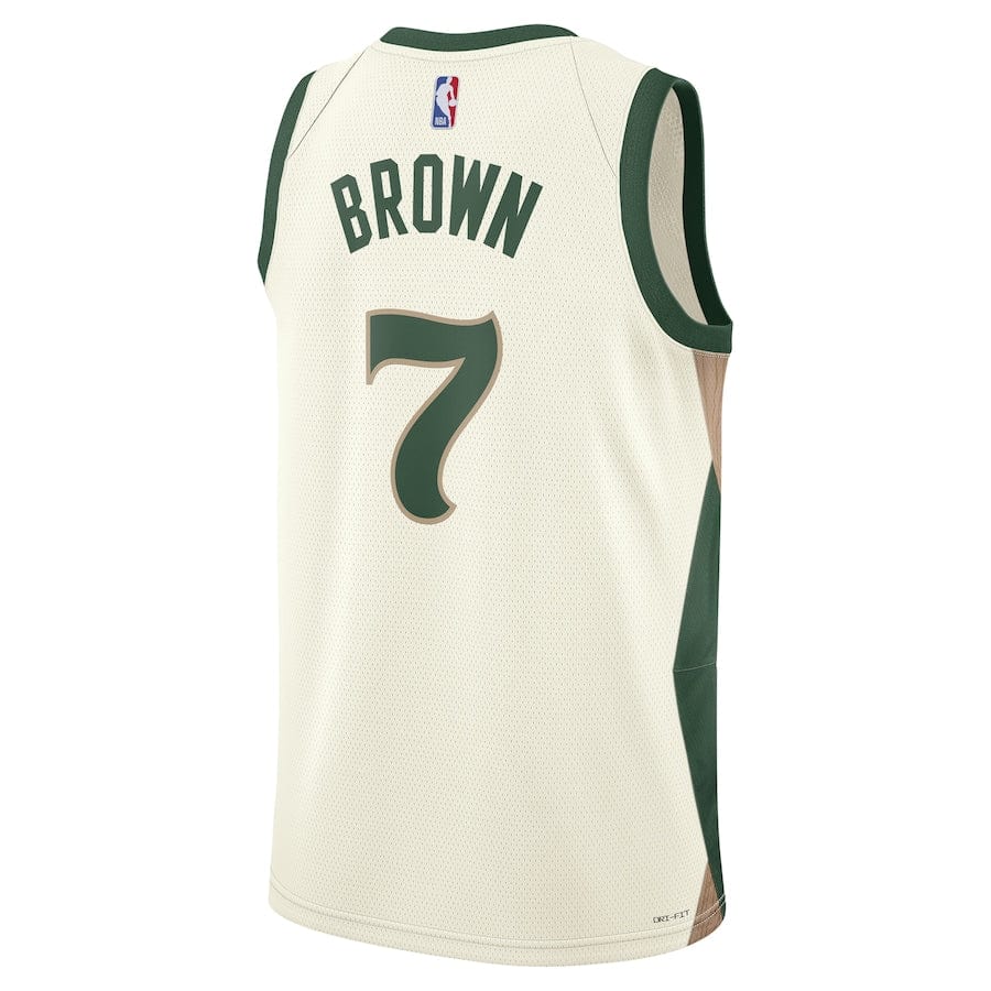 Jaylen Brown Boston Celtics City Edition Men's2023-2024 season Jersey
