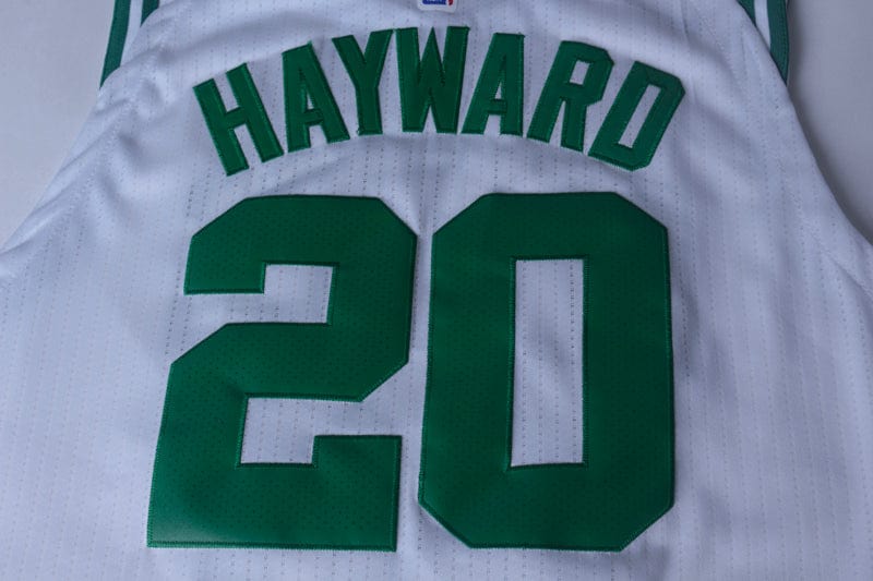 Men's Boston Celtics Gordon Hayward #20 NBA White Replica Jersey