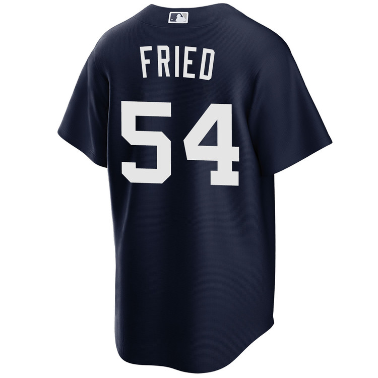 Max Fried New York Yankees Alternate Navy Jersey