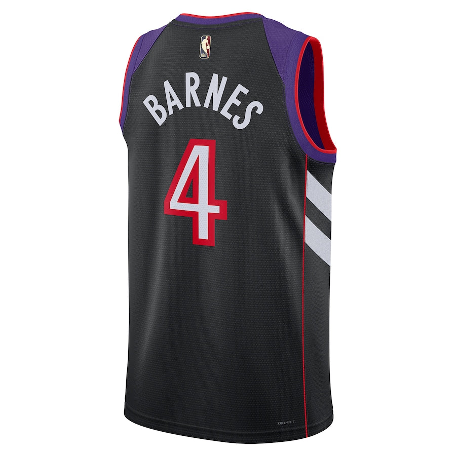 Unisex Toronto Raptors Scottie Barnes Purple 2024/25 Swingman Jersey - Classic Edition