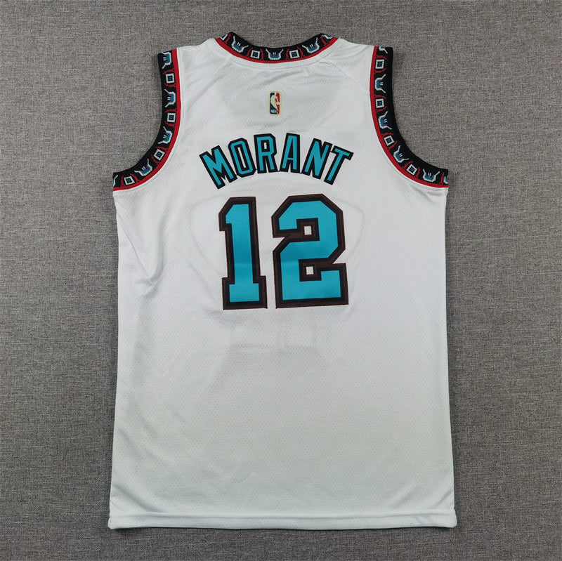Youth Ja Morant Memphis Grizzlies #12 Embroidered Jersey