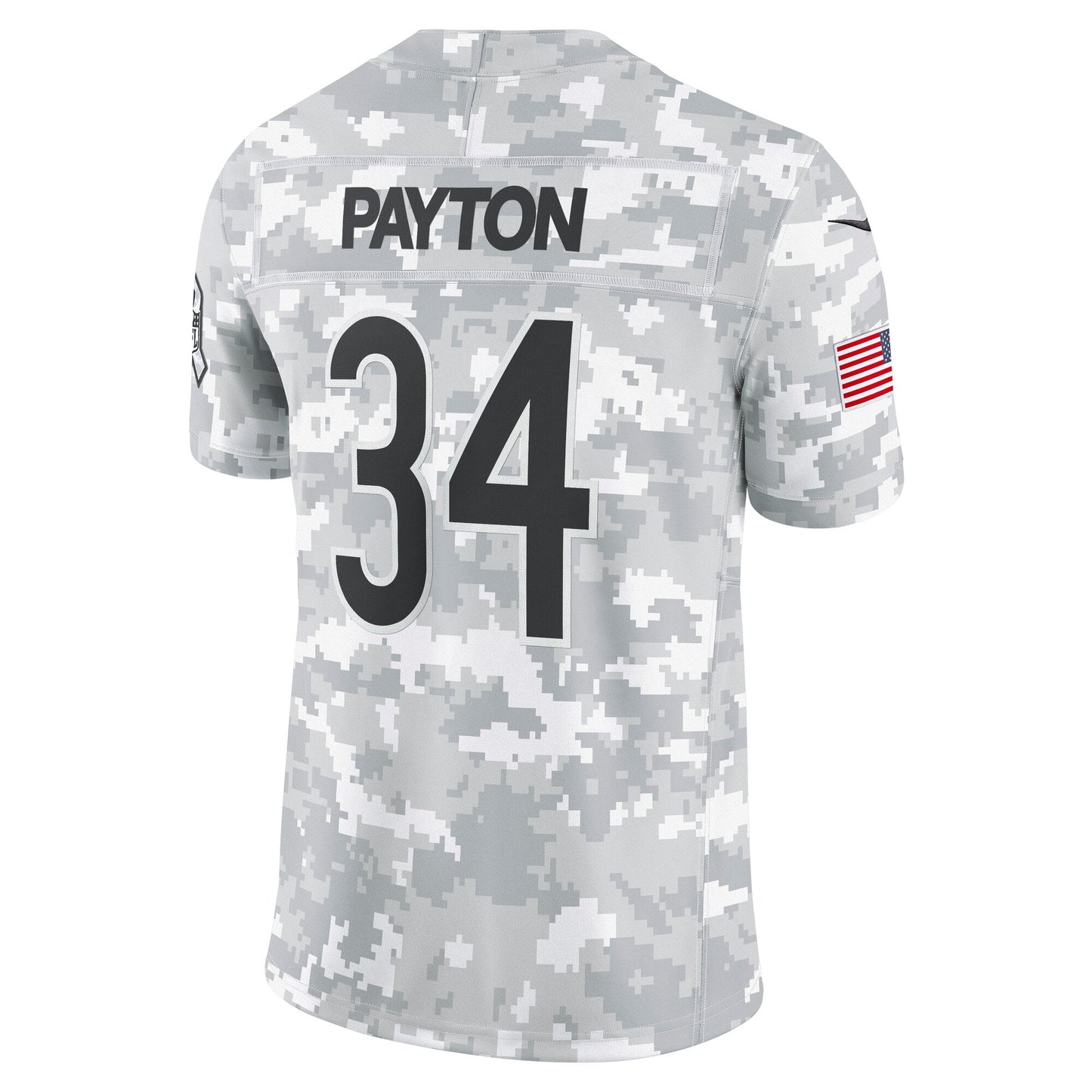 Walter Payton Chicago Bears Nike 2024 Salute to Service Retired Limited Jersey - Arctic Camo