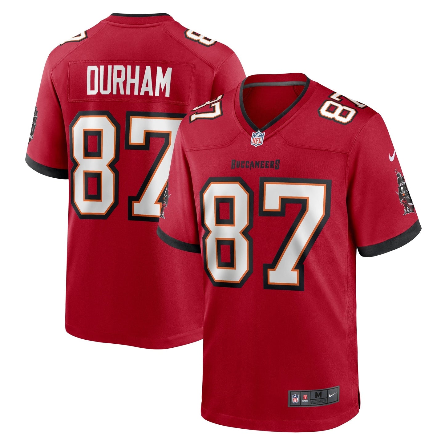 Payne Durham Tampa Bay Buccaneers Nike Game Jersey - Red