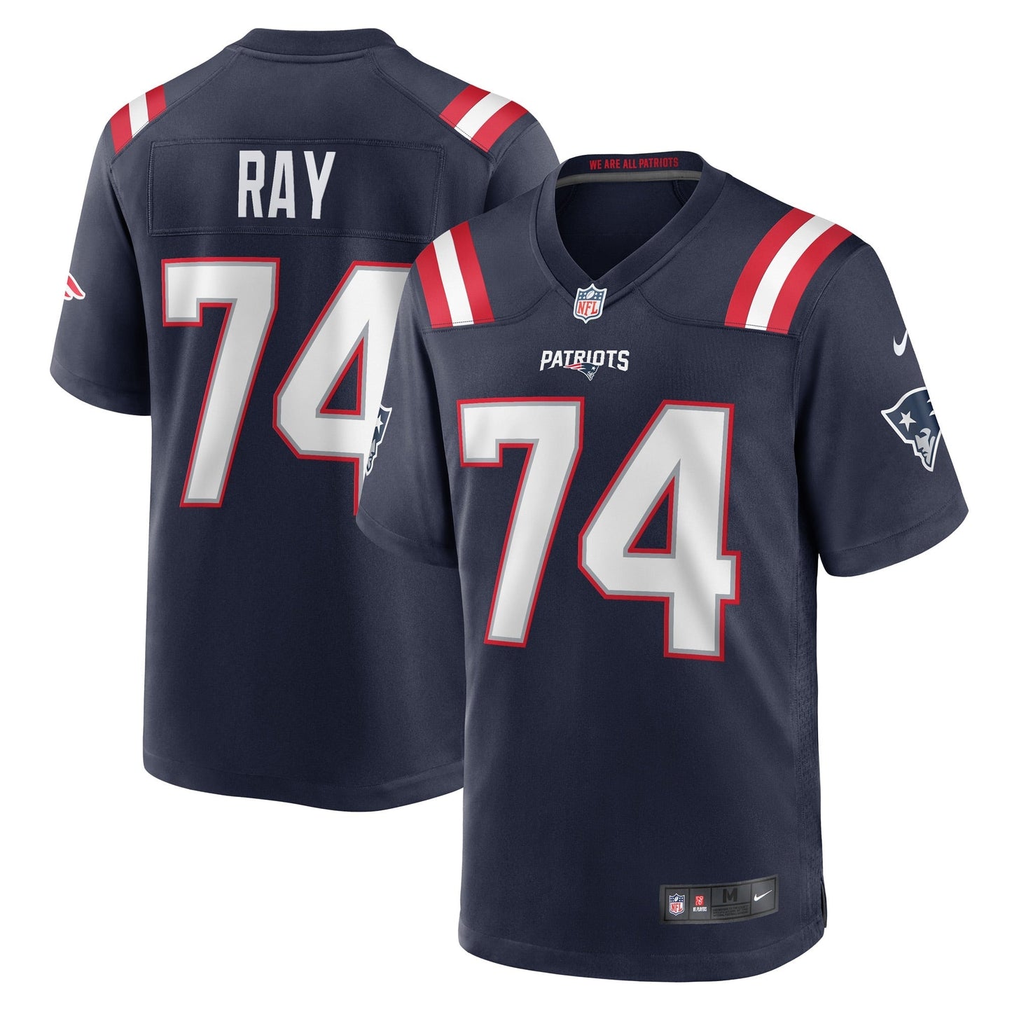 LaBryan Ray New England Patriots Nike Game Jersey - Navy