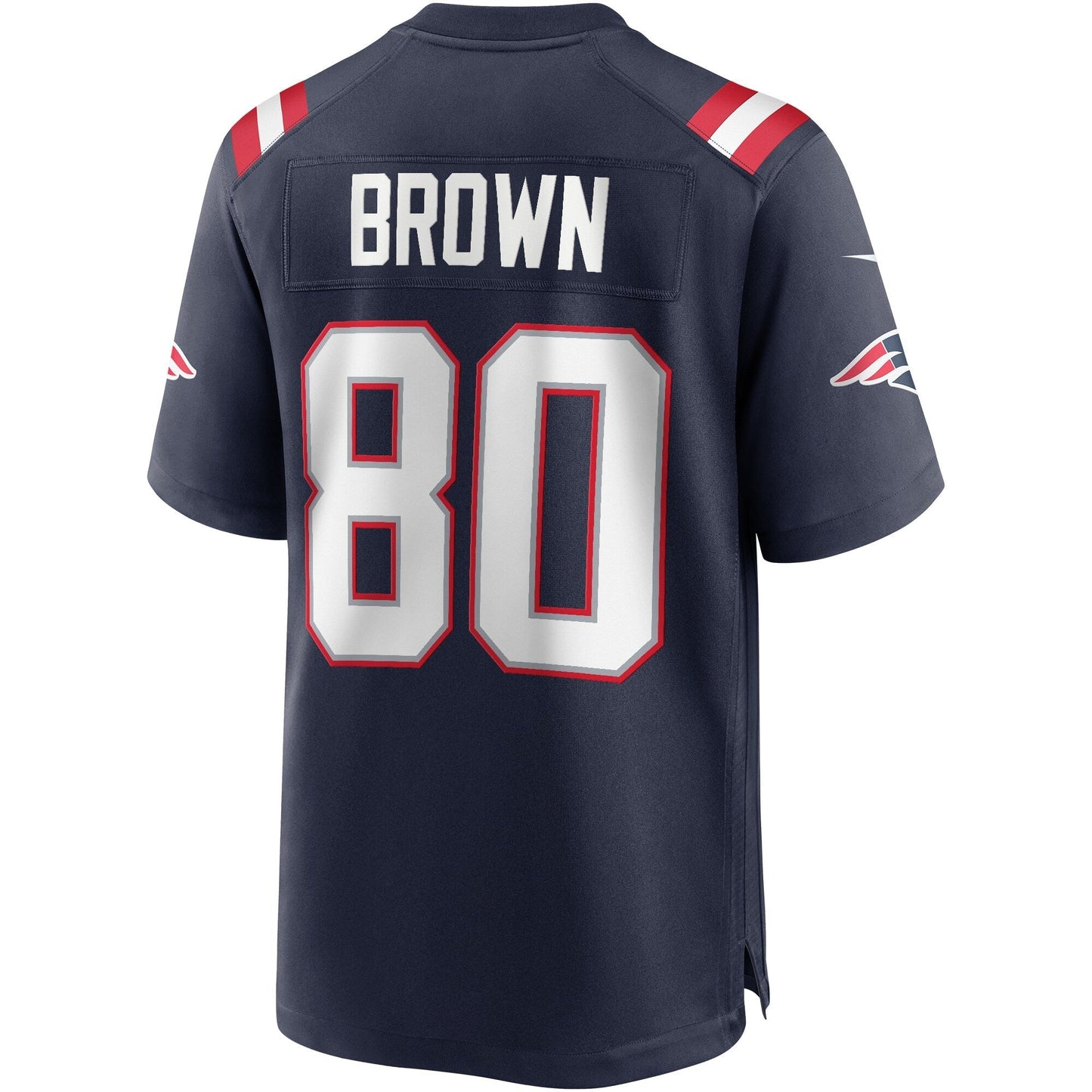 Troy Brown New England Patriots Nike Game Retired Jersey - Navy
