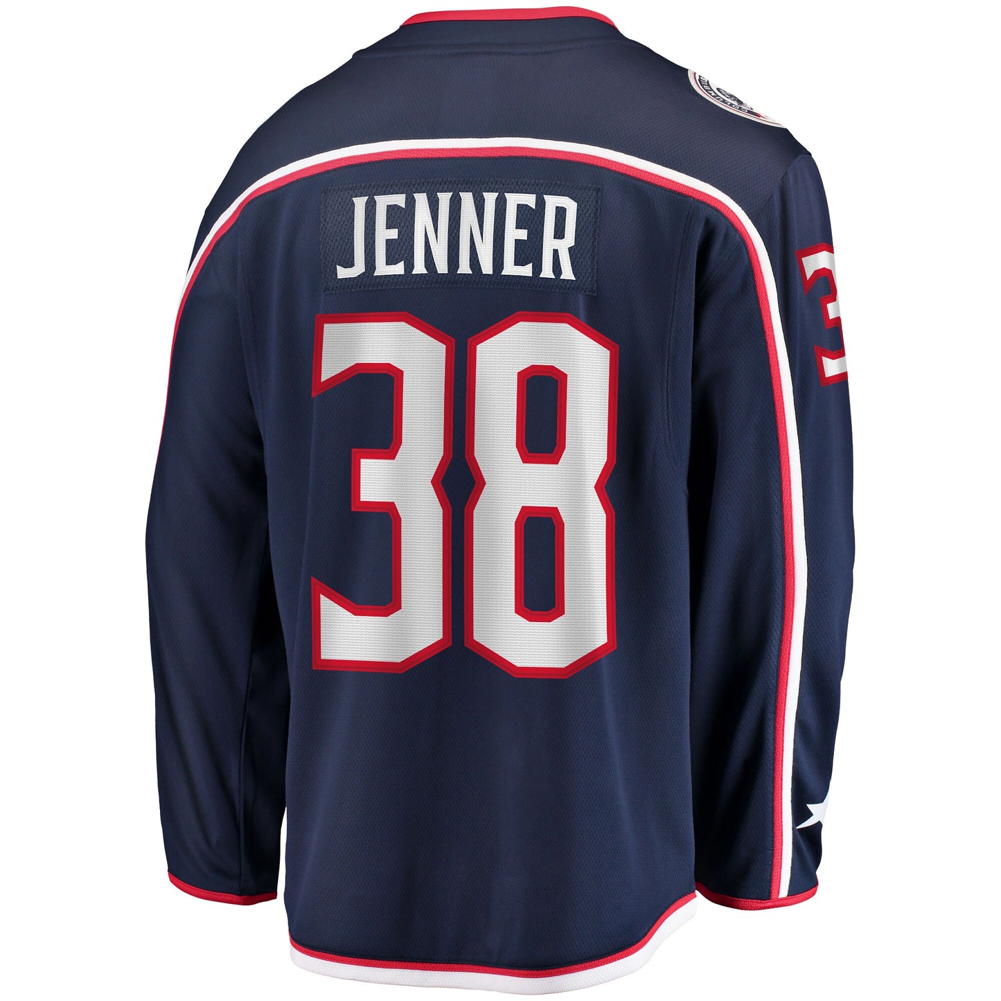 Boone Jenner Columbus Blue Jackets Home Captain Patch Breakaway Jersey - Navy
