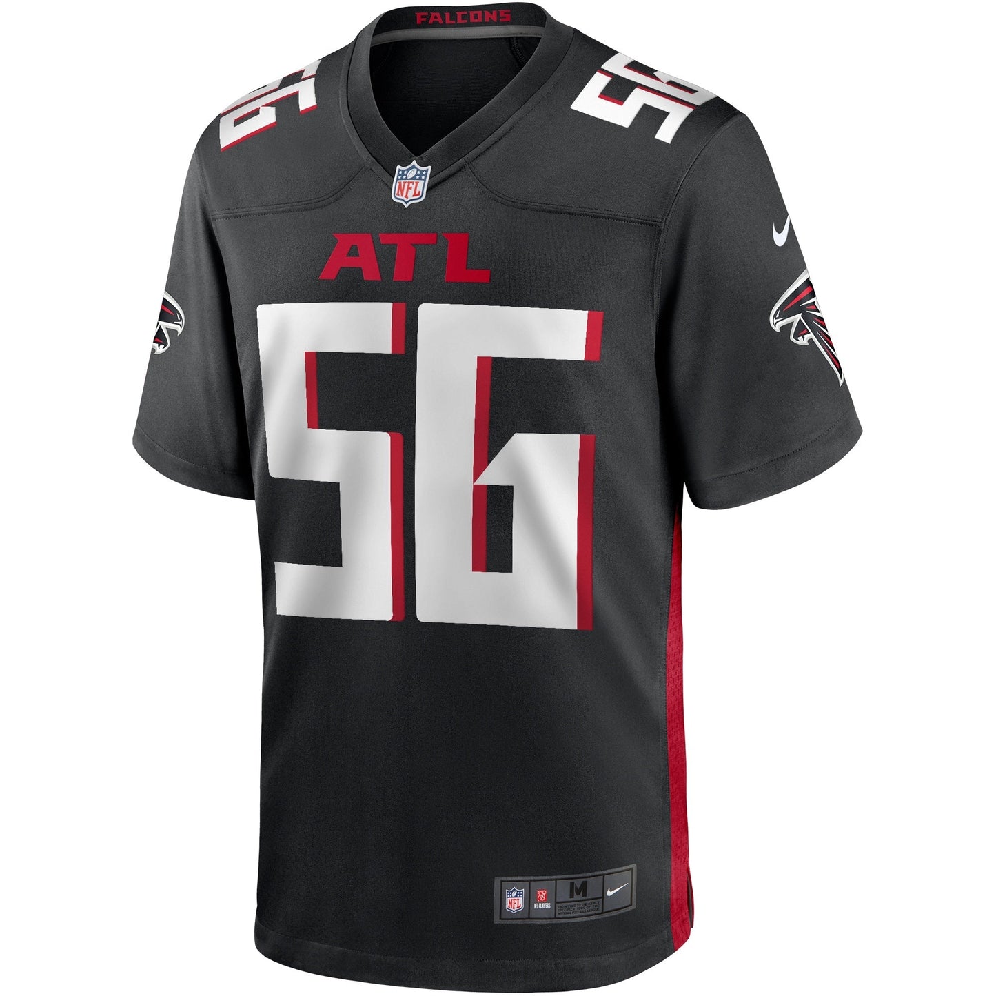 Keith Brooking Atlanta Falcons Nike Game Retired Jersey - Black