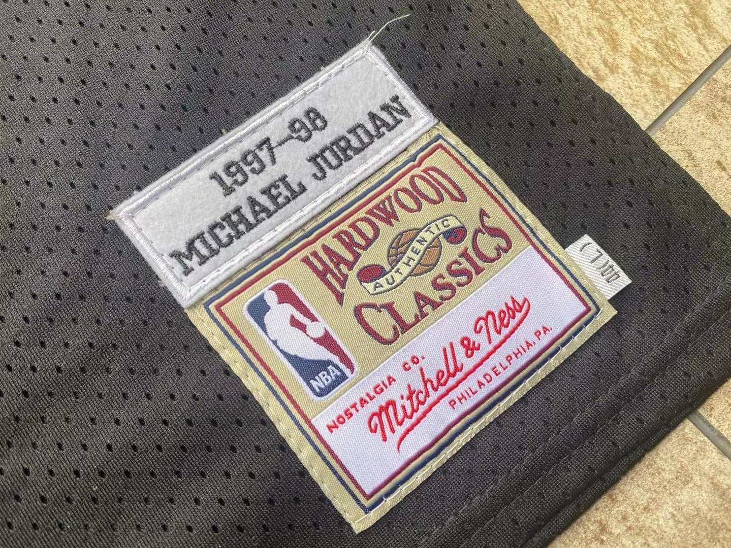 Michael Jordan Chicago Bulls 23 Black Thorwback Jersey