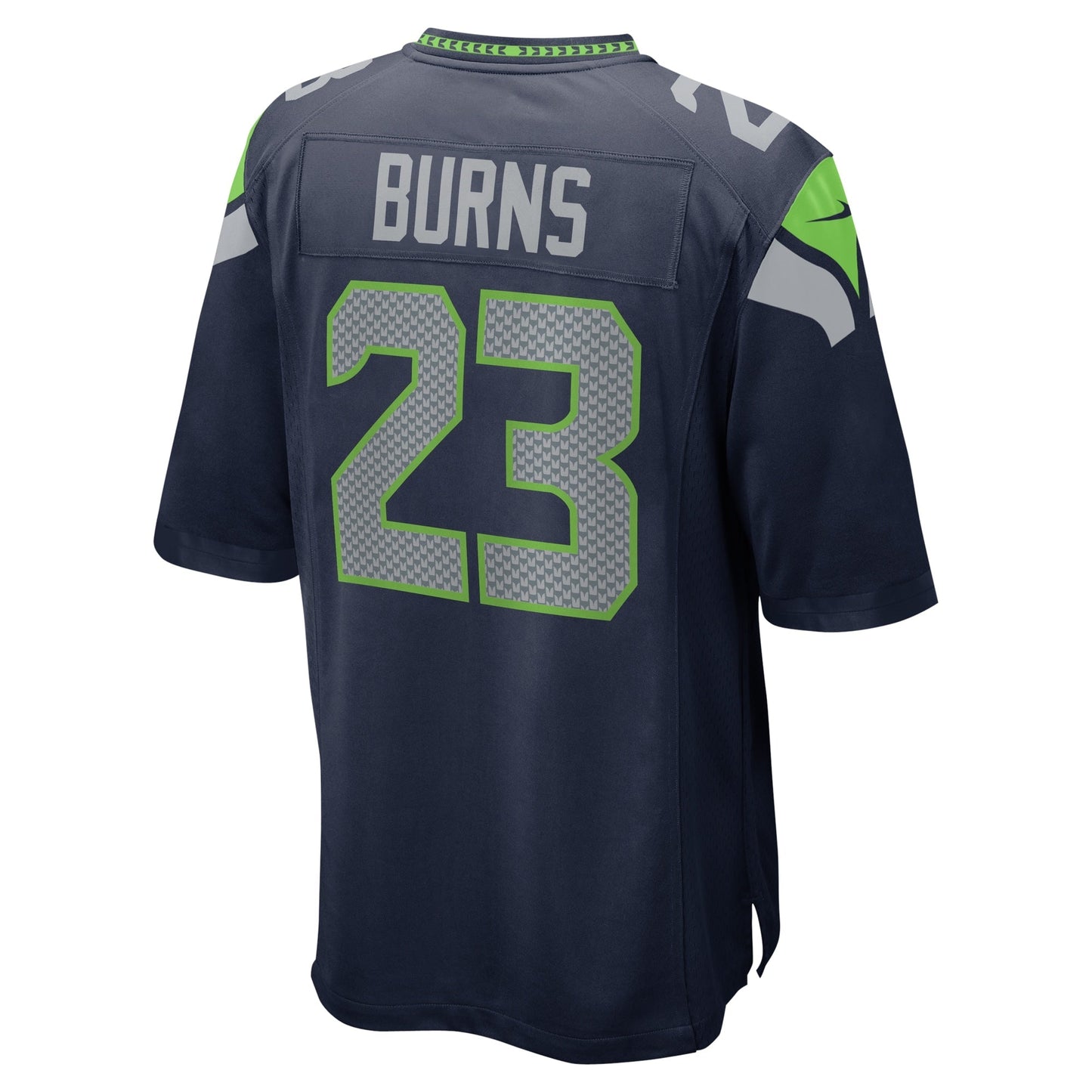 Artie Burns Seattle Seahawks Nike Game Jersey - College Navy