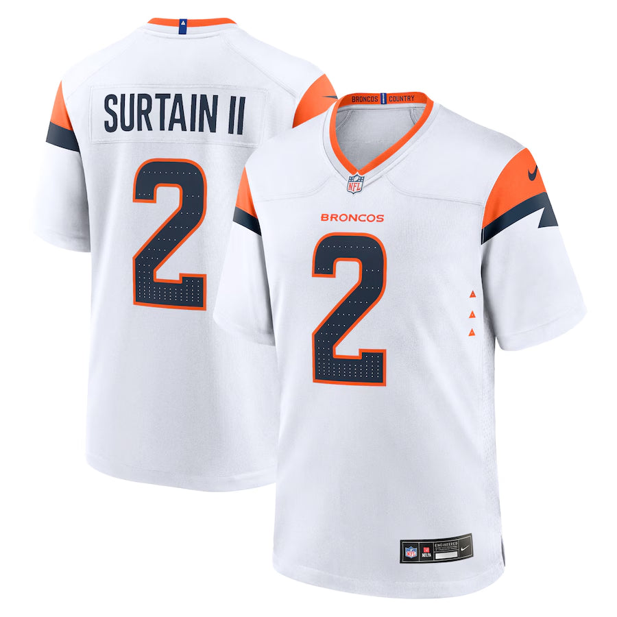 Denver Broncos Patrick Surtain II Nike Navy Mile High Collection Alternate Game Jersey