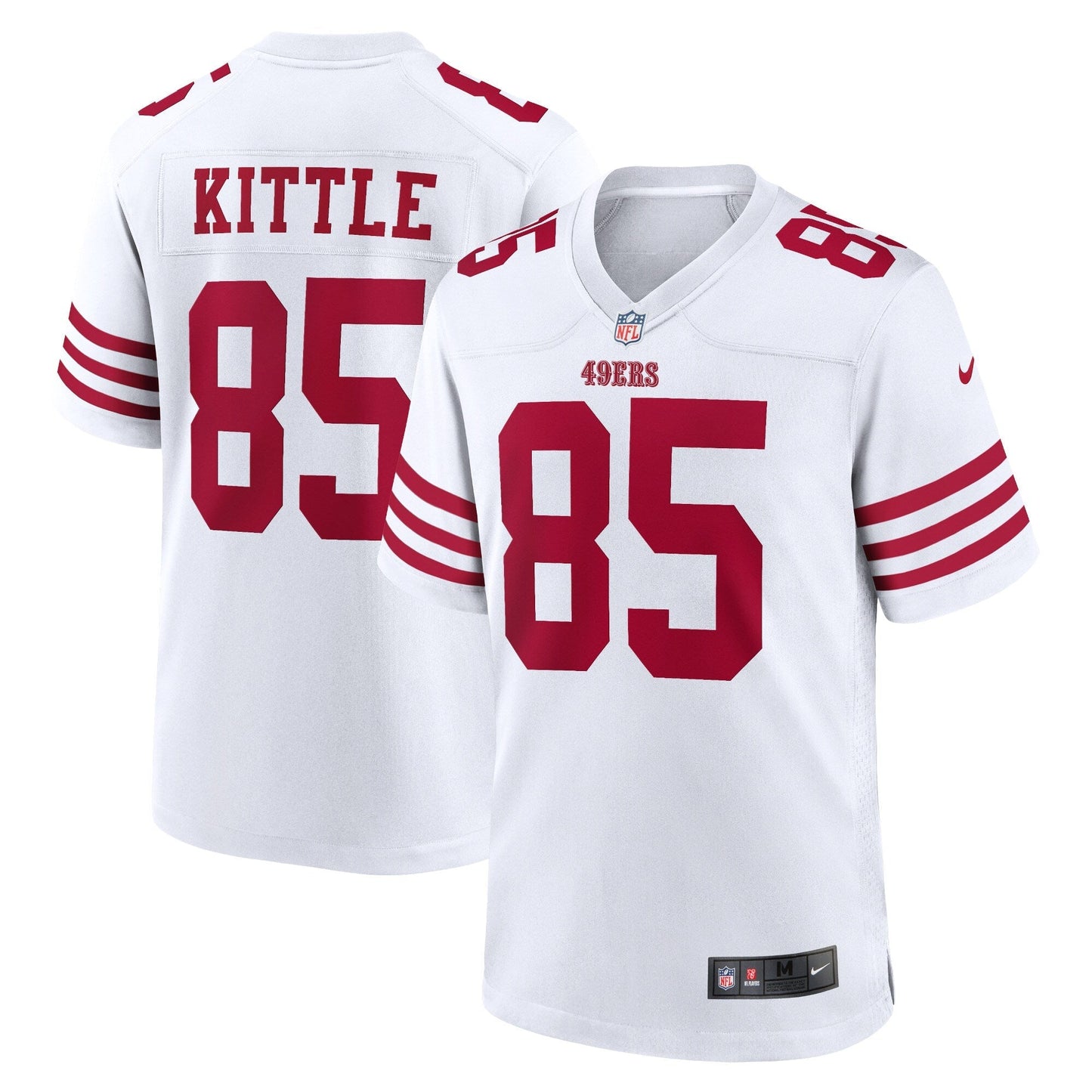 George Kittle San Francisco 49ers Nike Game Jersey - White