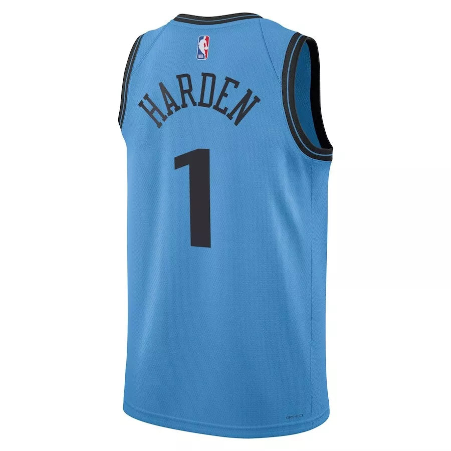 LA Clippers James Harden #1Blue 2024/25 NBA Swingman Jersey City Edition