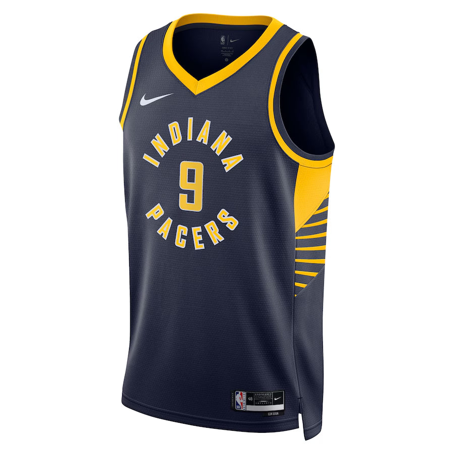 Indiana Pacers Myles Turner Nike Navy 2025 NBA Finals Swingman Jersey - Icon Edition
