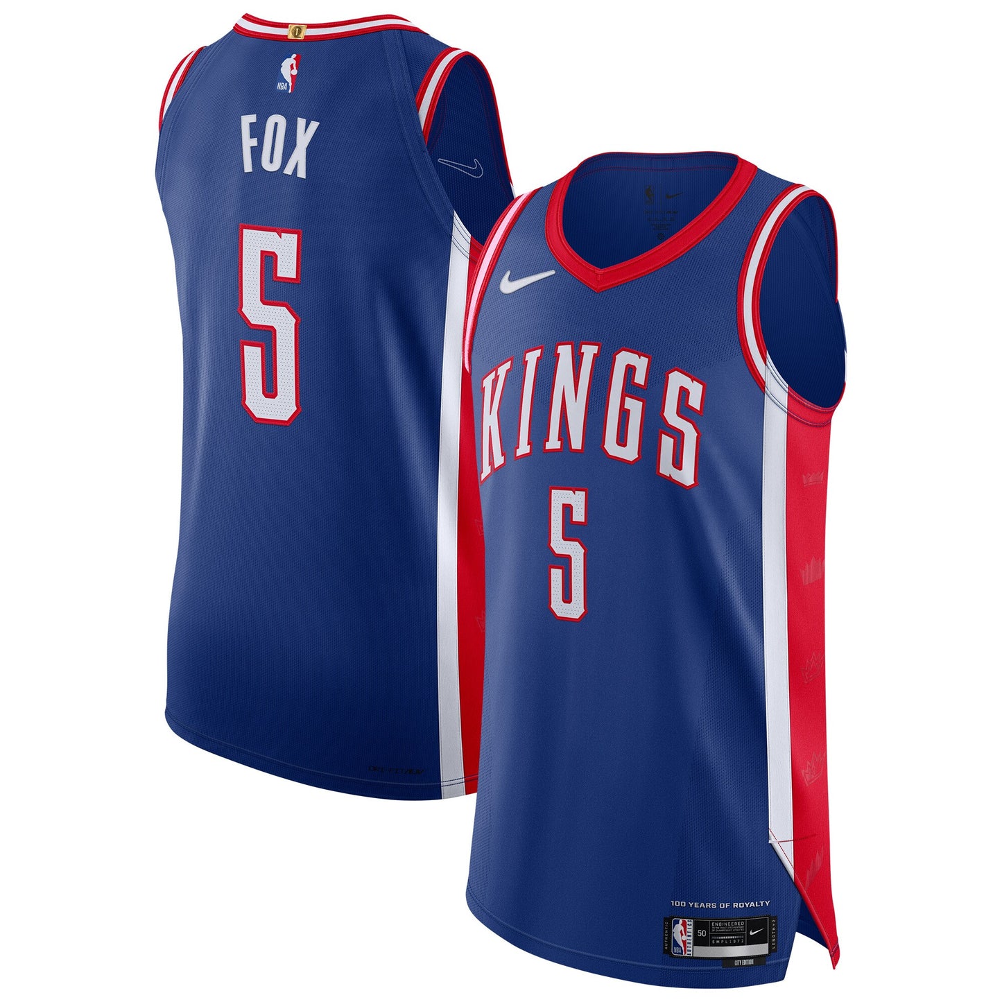 Men's Sacramento Kings De'Aaron Fox Blue 2024/25 Player Jersey - City Edition