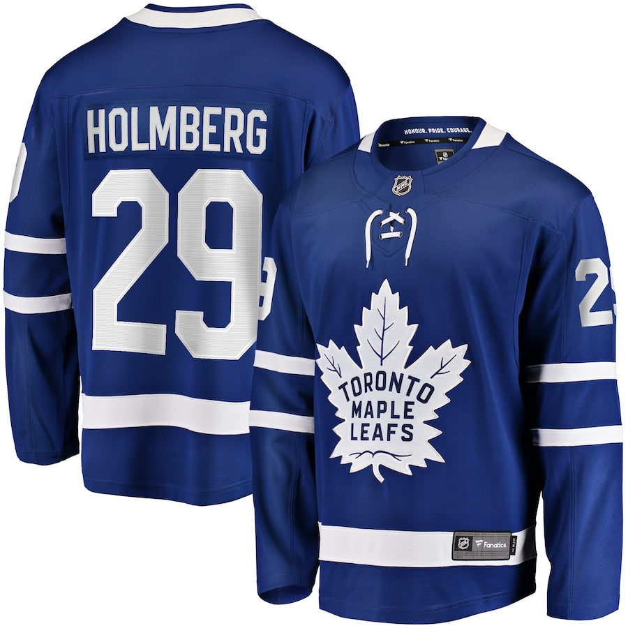 Pontus Holmberg Toronto Maple Leafs Home Premier Breakaway Jersey - Blue