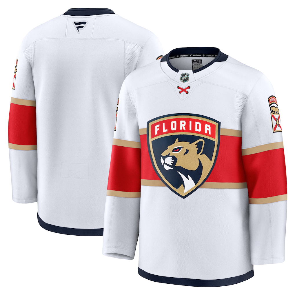 Men's Florida Panthers White Player Blank Jersey