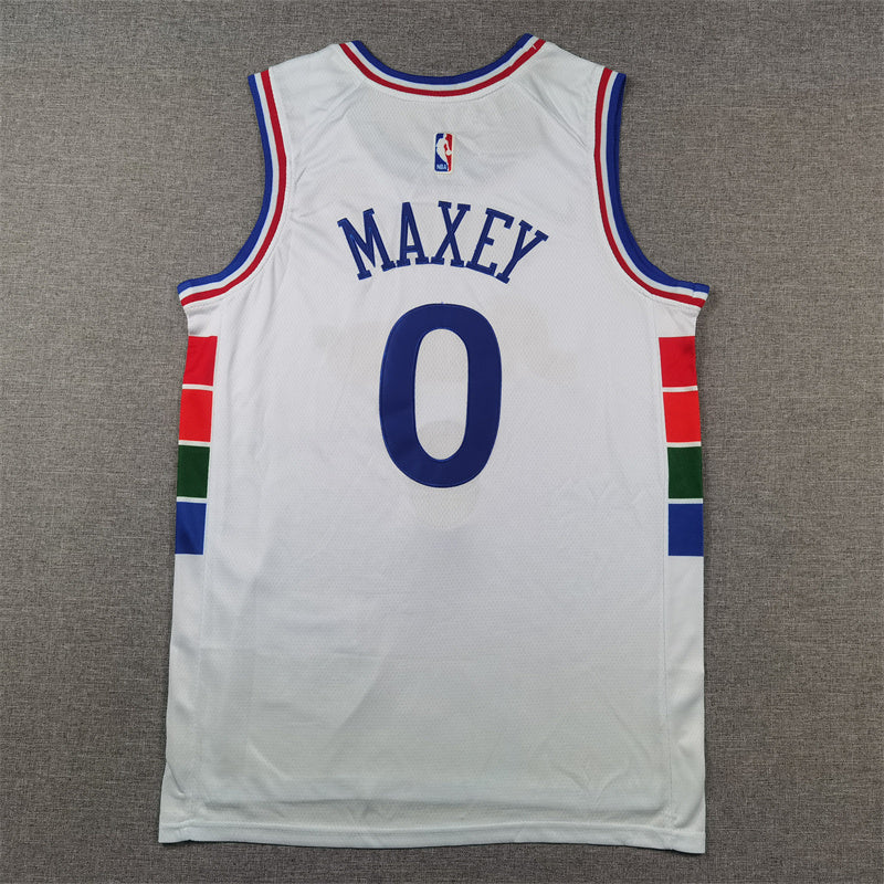 Unisex Philadelphia 76ers 2024/25 Embroidered Swingman Jersey City Edition