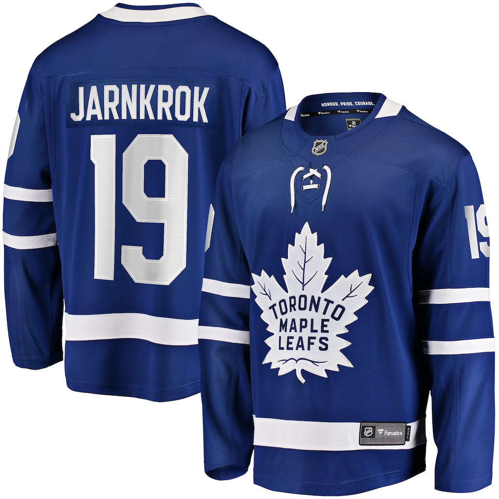 Men's Toronto Maple Leafs Calle Jarnkrok #19 Blue Home Breakaway Player Jersey