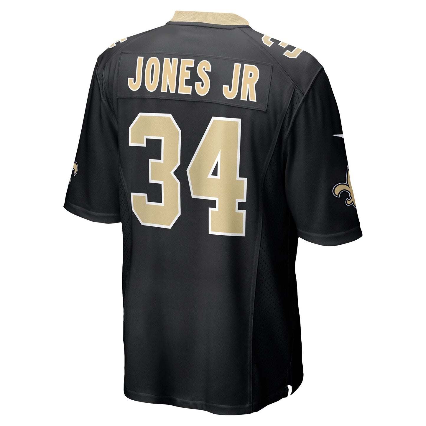 Tony Jones Jr. New Orleans Saints Nike Game Jersey - Black