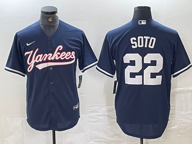 Men's New York Yankees Juan Soto #42.99 Navy Limited Player Jersey