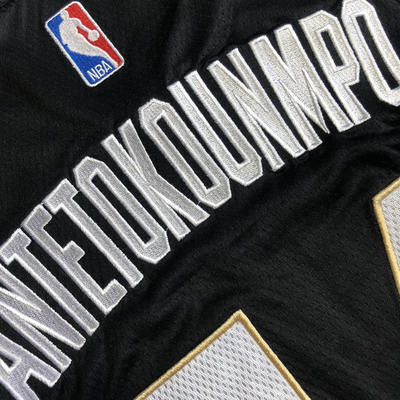 Giannis Antetokounmpo Milwaukee Bucks Black 34 MN