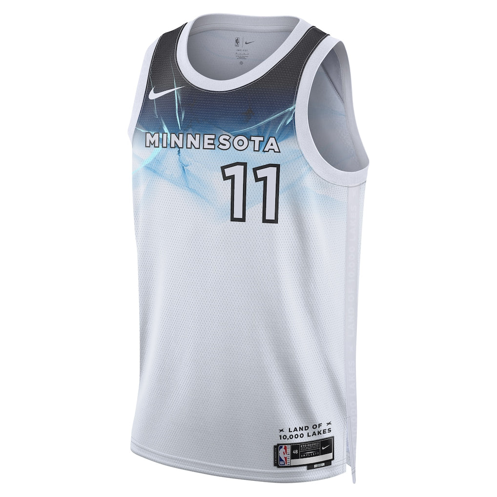 Unisex Minnesota Timberwolves Naz Reid White 2024/25 Swingman Jersey - City Edition