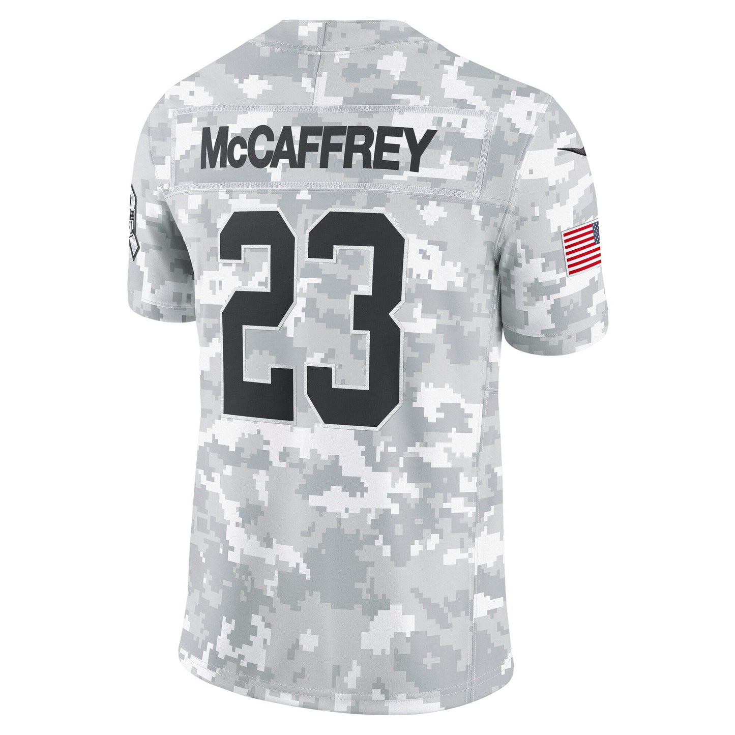 Christian McCaffrey San Francisco 49ers Nike 2024 Salute to Service Limited Jersey - Arctic Camo