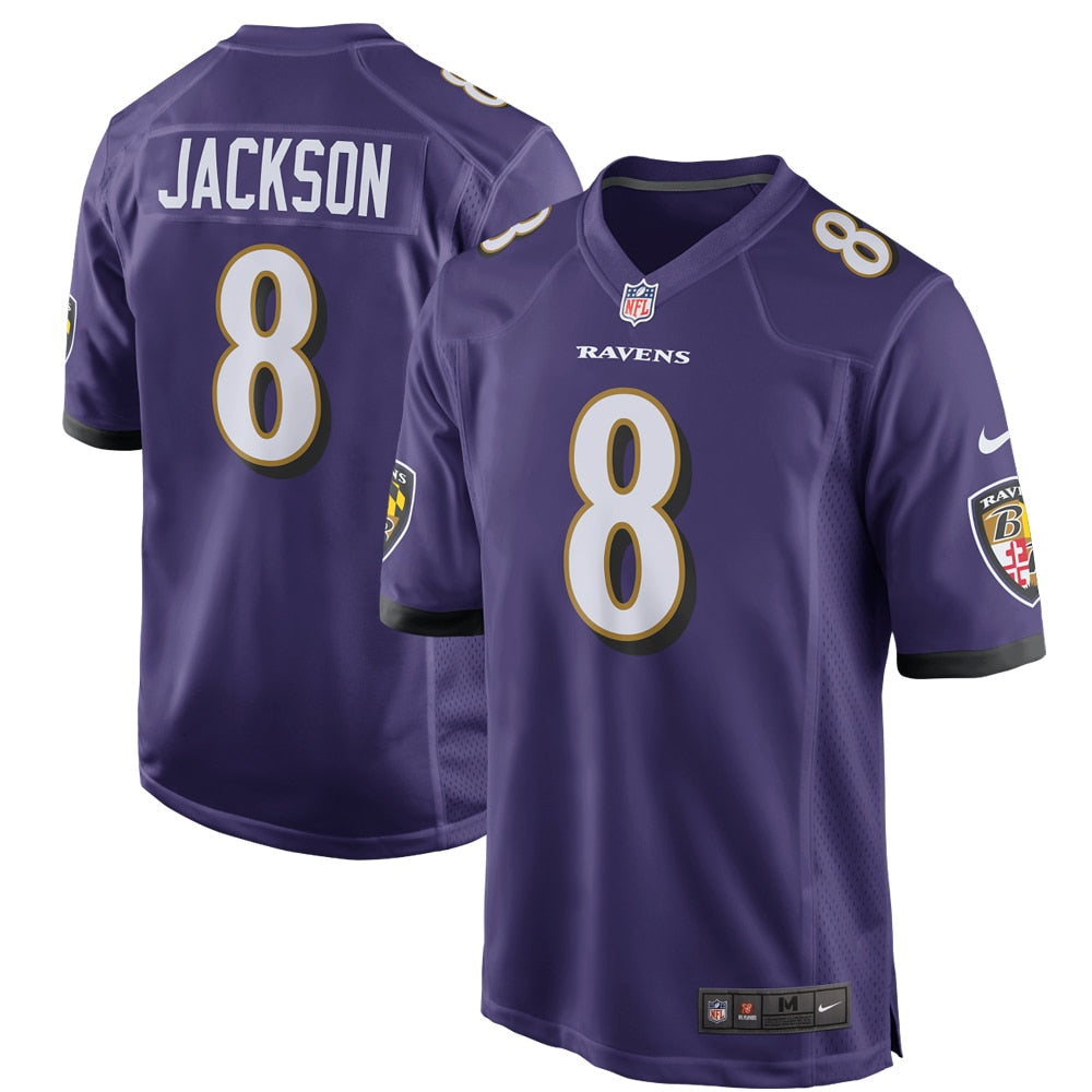 Lamar Jackson Baltimore Ravens Nike Game Jersey - Purple