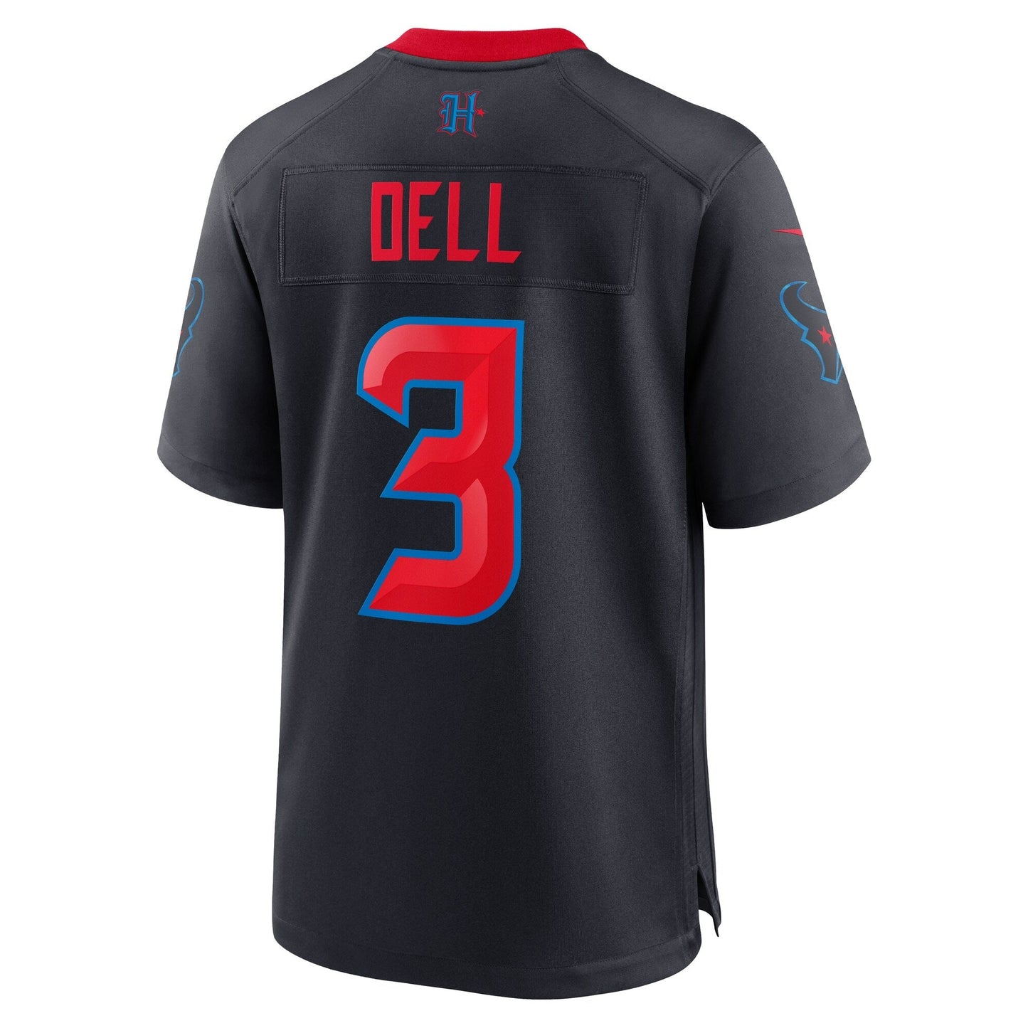 Tank Dell Houston Texans Nike 2nd Alternate Game Jersey - Navy