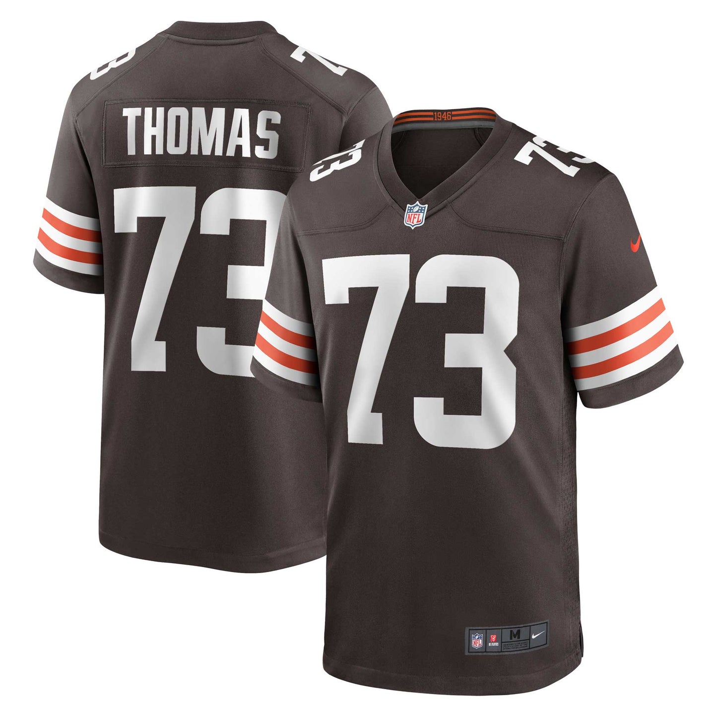 Joe Thomas Cleveland Browns Nike Retired Game Jersey - Brown