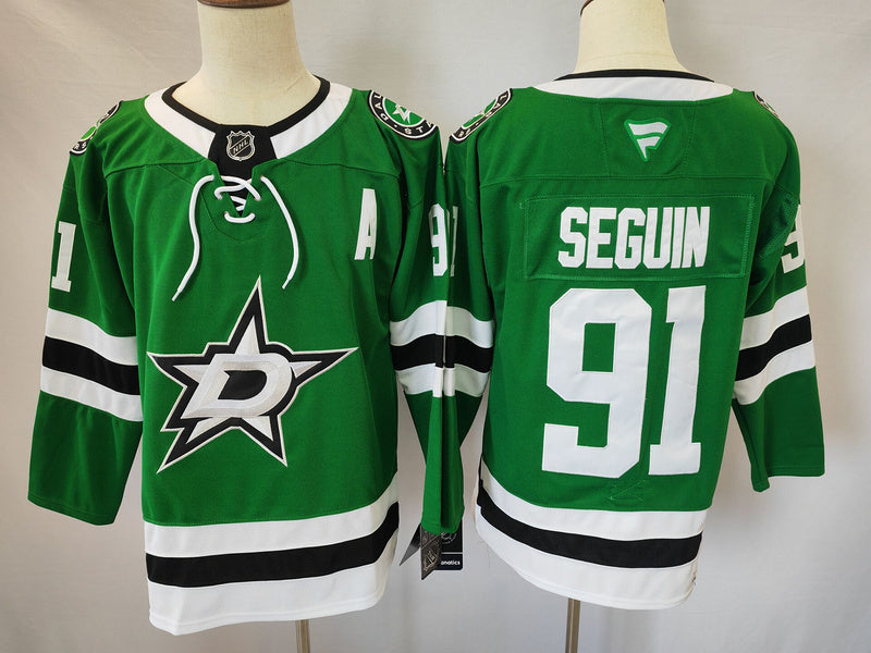 Men's Dallas Stars Tyler Seguin #91 Green Player Jersey