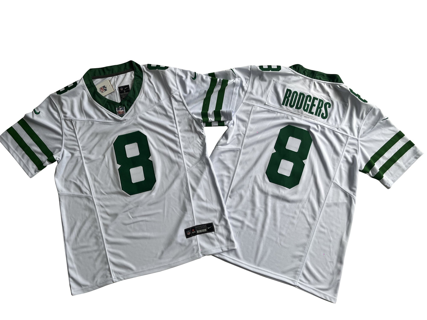 New York Jets 18# Aaron Rodgers Vapor F.U.S.E. Limited Jersey