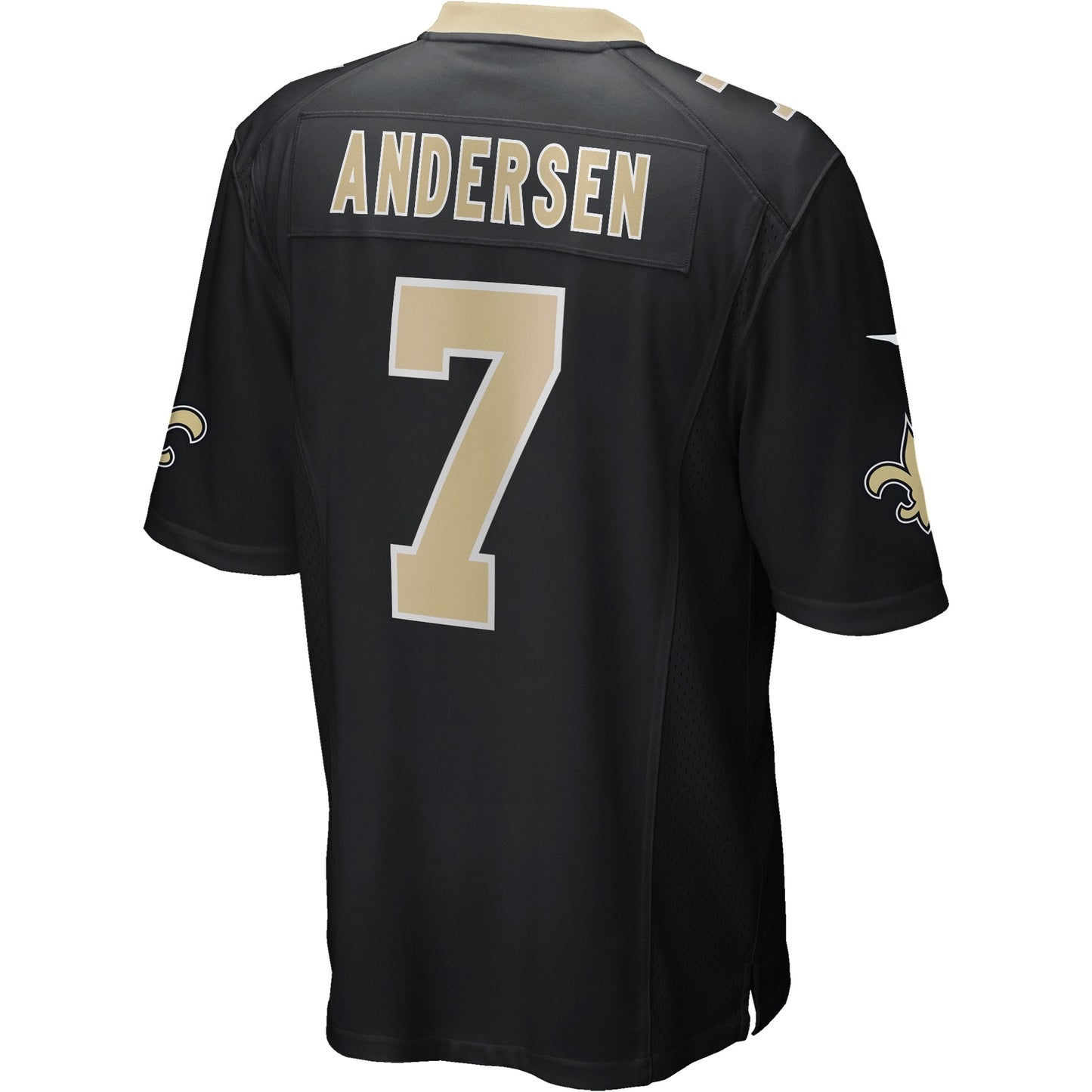 Morten Andersen New Orleans Saints Nike Game Retired Jersey - Black