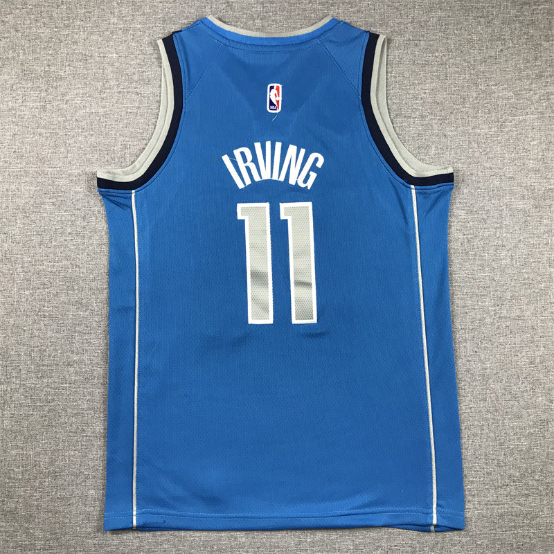Youth Kyrie Irving Dallas Mavericks #11 Embroidered Jersey