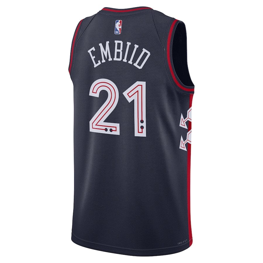 Joel Embiid Philadelphia 76ers City Edition2023-2024 season Jersey