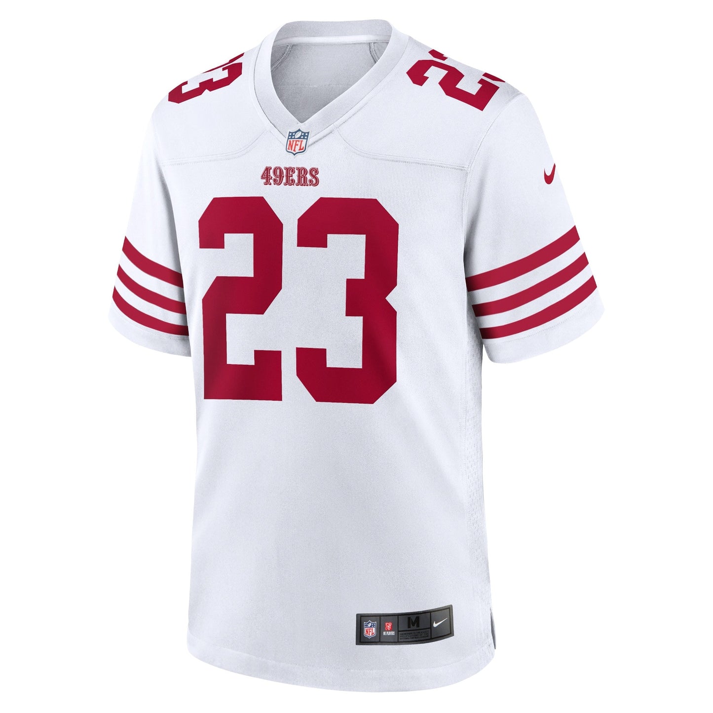 Christian McCaffrey San Francisco 49ers Nike Game Jersey - White