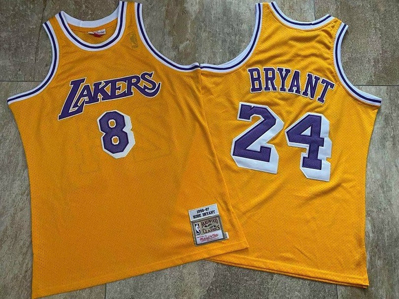 LeBron Bryant Los Angeles Lakers Yellow 8 MN