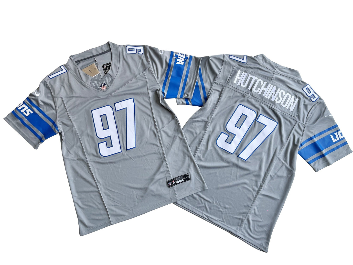 Detroit Lions 97# Aidan Hutchinson Vapor F.U.S.E. Limited Jersey