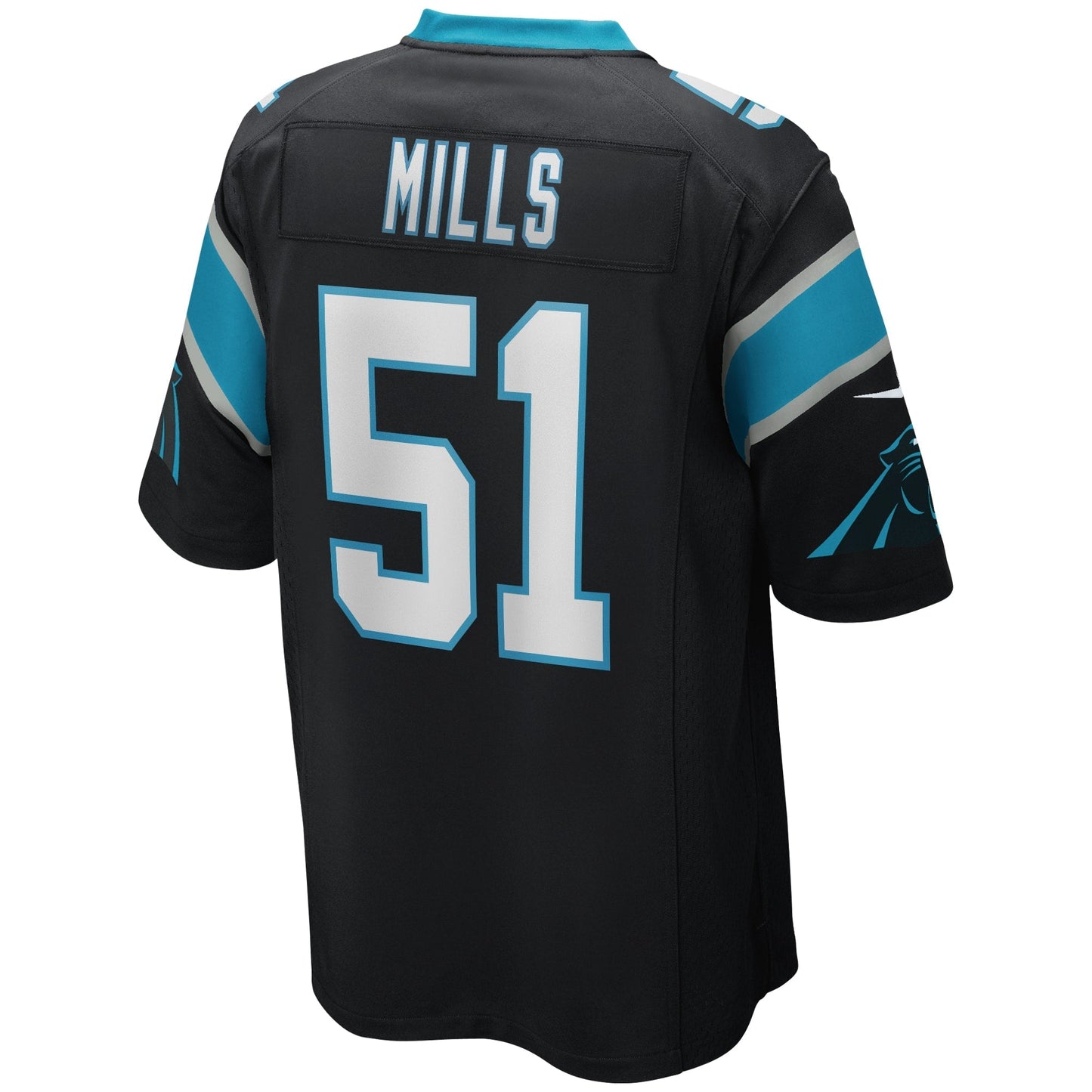 Sam Mills Carolina Panthers Nike Game Retired Jersey - Black