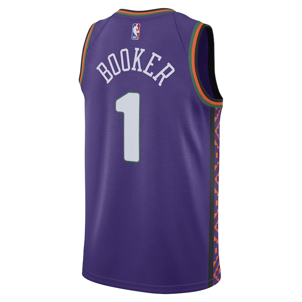 Unisex Phoenix Suns Devin Booker Purple 2024/25 Swingman Jersey - City Edition