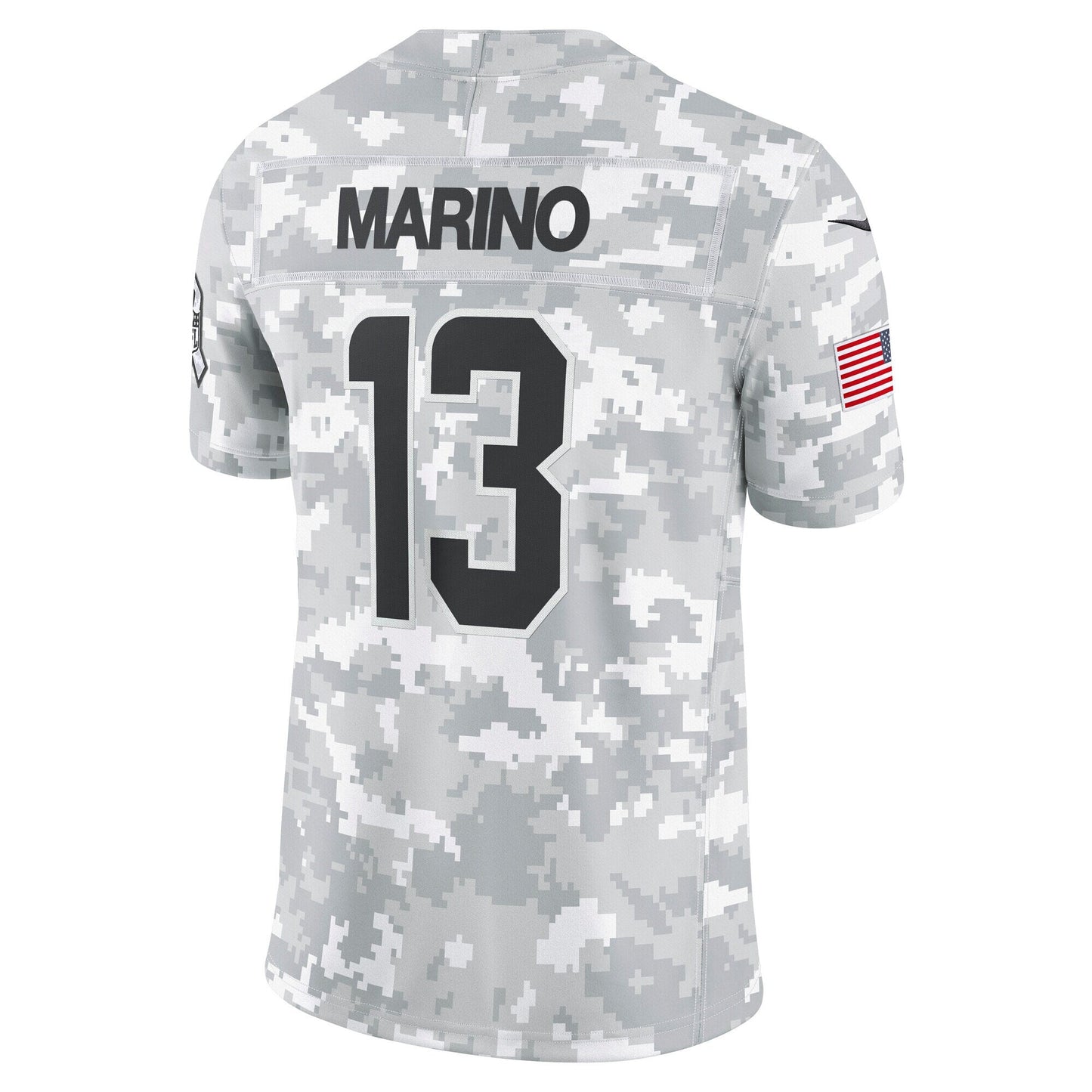 Dan Marino Miami Dolphins Nike 2024 Salute to Service Retired Limited Jersey - Arctic Camo