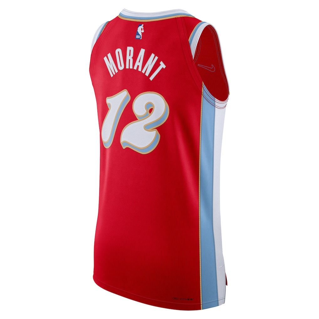 Men's Memphis Grizzlies Ja Morant Red 2024/25 Player Jersey - City Edition