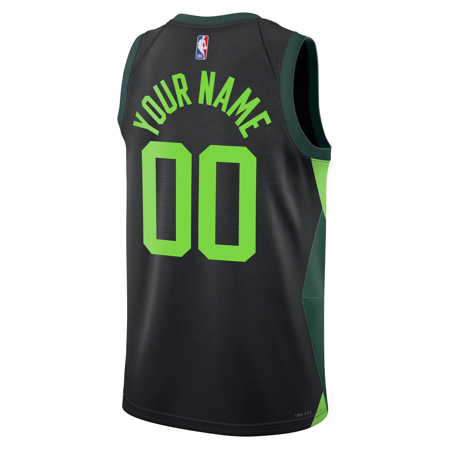 Unisex Boston Celtics Black 2024/25 Custom Swingman Jersey - City Edition