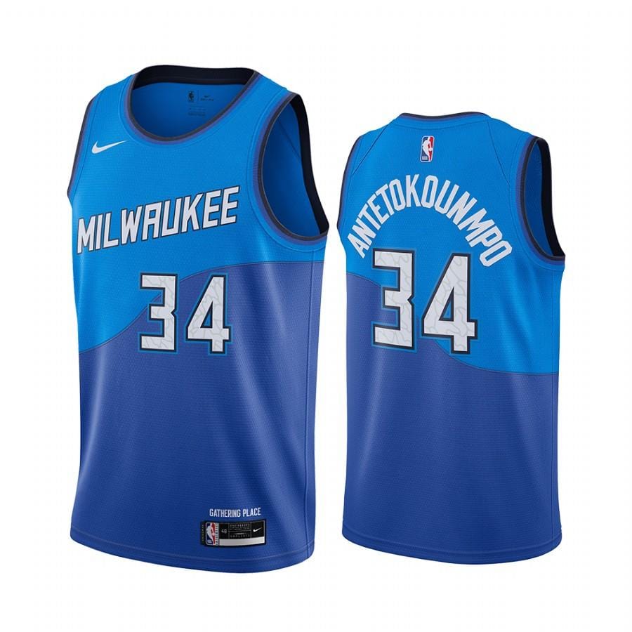 Giannis Antetokounmpo Milwaukee Bucks City Edition Jersey