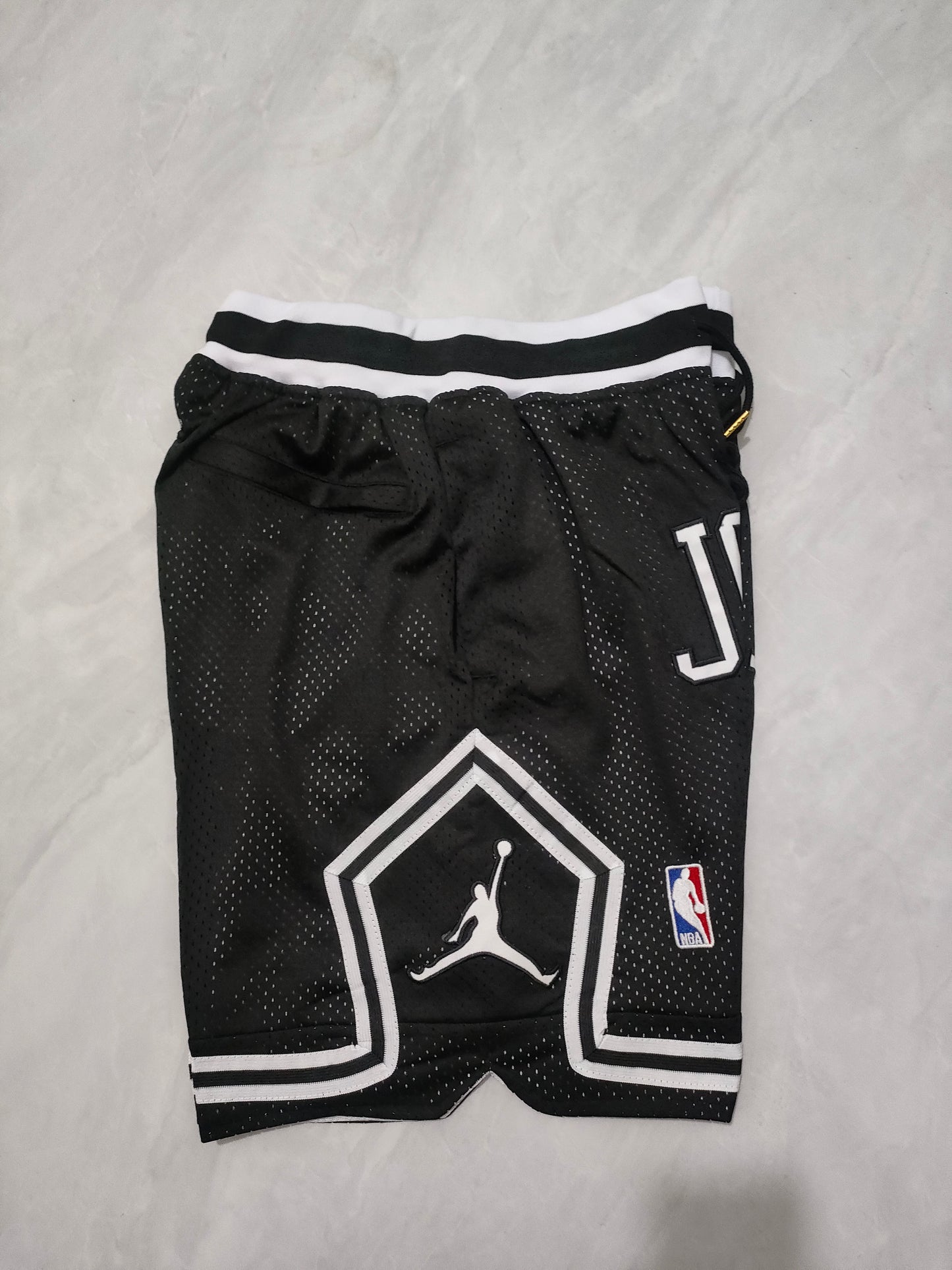 JUST DON Jordan Black Pocket Shorts