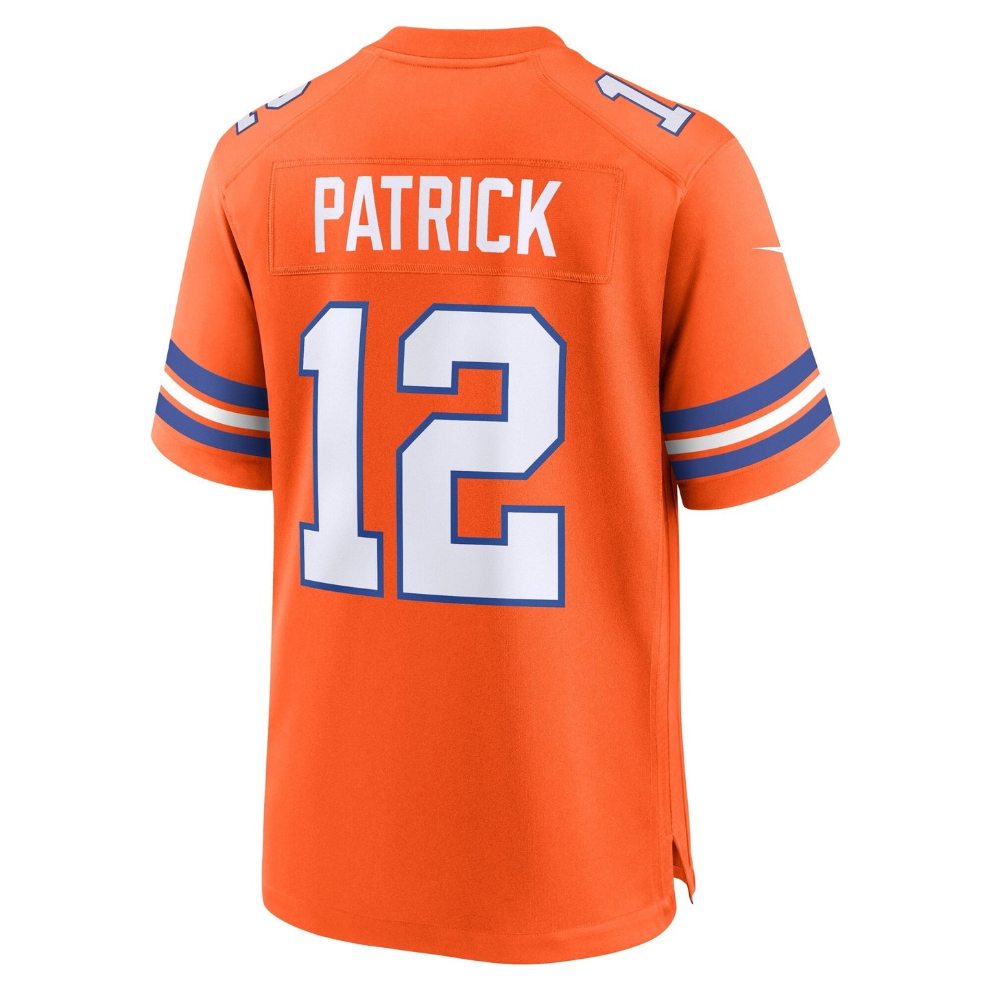 Tim Patrick Denver Broncos Nike Mile High Collection 1977 Throwback Game Jersey - Orange
