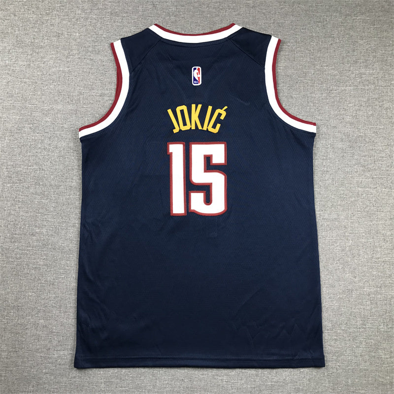 Youth Nikola Jokić Denver Nuggets #15 Embroidered Jersey