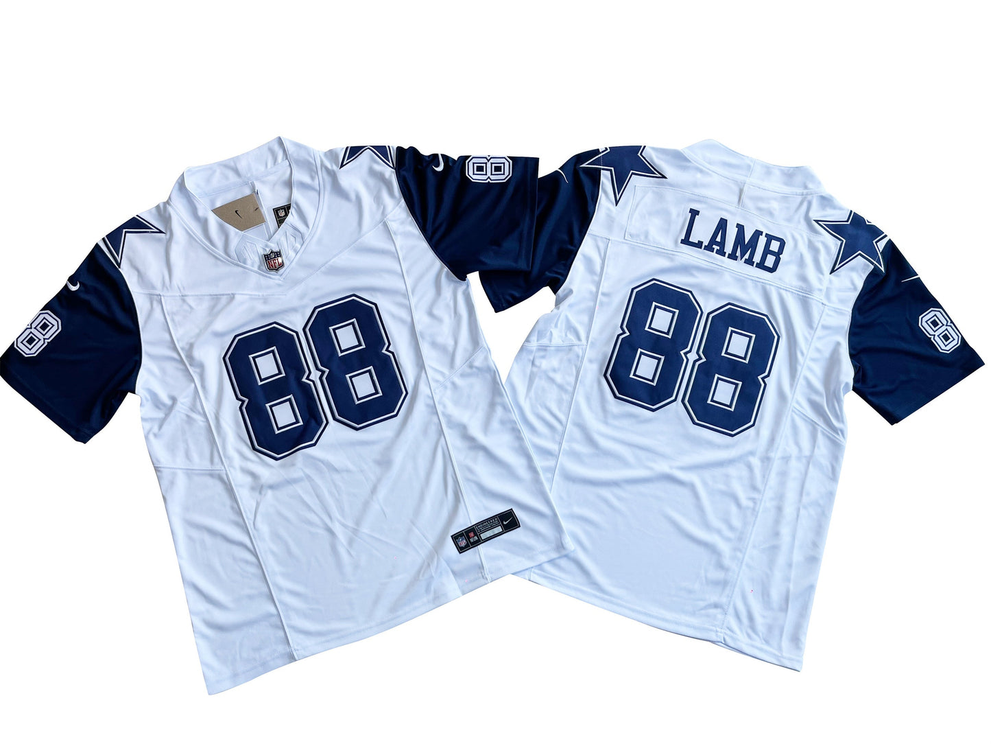 Dallas Cowboys 88# CeeDee Lamb Vintage White Vapor F.U.S.E. Limited Jersey