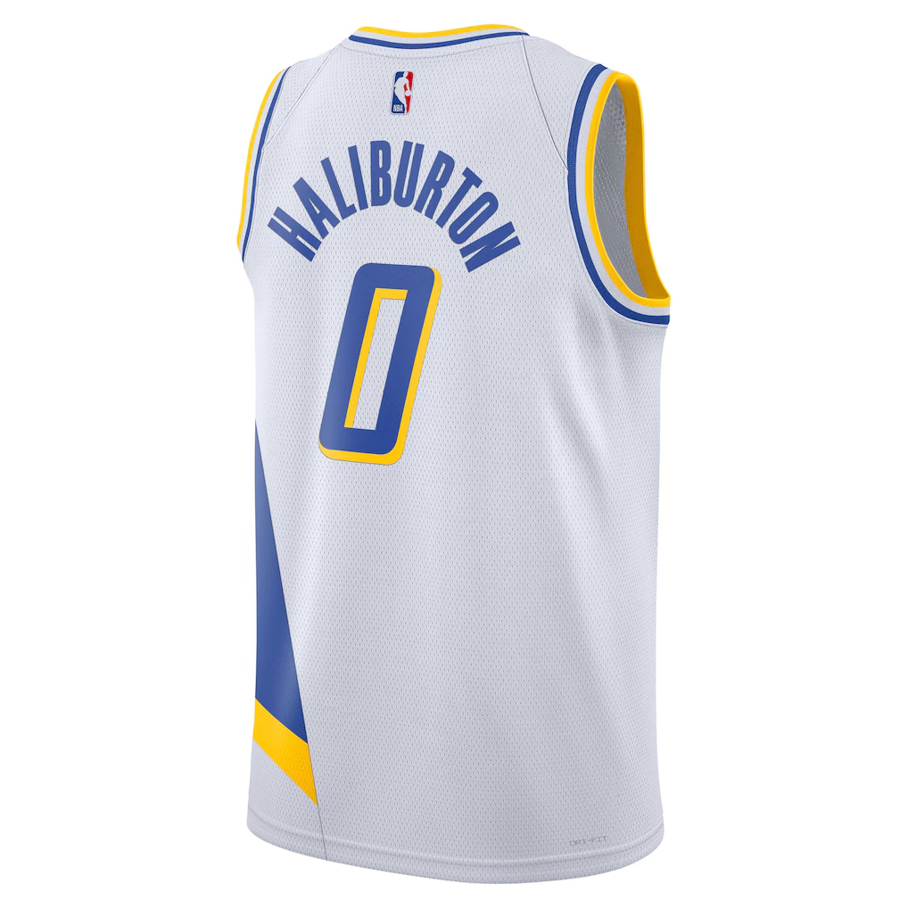 Indiana Pacers Tyrese Haliburton Nike White 2025/26 Swingman Jersey - City Edition